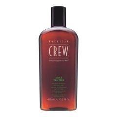 American Crew (Американ Крю) Hair &amp; Body 3 in 1 Tea Tree Shampoo Шампунь для мужчин, Conditioner Кондиционер для волос &amp; Body Wash, 450 мл