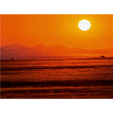 CALVENDO Puzzle CALVENDO Puzzle Sonnenuntergang in der Wuste Namib Пазл CALVENDO Puzzle Закат в пустыне Намиб