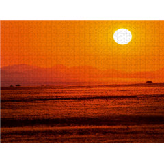 CALVENDO Puzzle CALVENDO Puzzle Sonnenuntergang in der Wuste Namib Пазл CALVENDO Puzzle Закат в пустыне Намиб