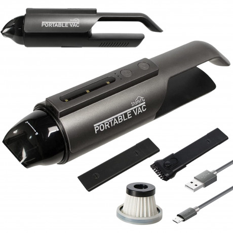Starlyf Starlyf Akku-Handstaubsauger Portable Vac, 55,00 W, beutellos, 2600 mAh (7,3V), USB, LED-Beleuchtung, HEPA-Filter  Беспроводной ручной пылесос Starlyf Portable Vac, 55,00 Вт, без мешка, 2600 мАч (7,3 В), USB, светодиодное освещение, HEPA-фильтр