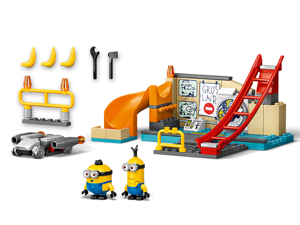 Lego Minions in Grus Labor Миньоны в лаборатории Грю