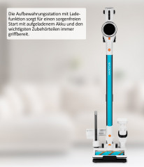 Genius Genius Akku-Bodenstaubsauger Genius INVICTUS X7 FACELIFT Aufbewahrungsstation mit Ladefunktion  Беспроводной пылесос Genius INVICTUS X7 FACELIFT с функцией зарядки