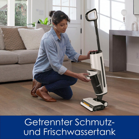 Tineco Tineco Nass-Trocken-Akkusauger Floor One S7 Steam Plus mit Dampfreinigung, 350 W, beutellos  Беспроводной пылесос Tineco для влажной и сухой уборки Floor One S7 Steam Plus с паровой очисткой, 350 Вт, без мешка