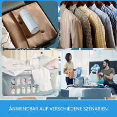 GelldG GelldG Dampfburste Steamer Dampfglatter, 1000 W Dampfburste Reisebugeleisen Mini blau Паровая щетка GelldG, отпариватель для разглаживания пара, дорожный мини-утюг с паровой щеткой мощностью 1000 Вт