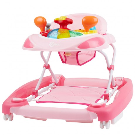 bieco Baby-Walker Lauflernhilfe Spielcenter mit Melodien kippsicher Wippfunktion Lauflernhilfen Детские ходунки
