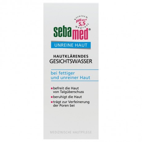 sebamed Unreine Haut Hautklarendes Gesichtswasser  Нечистая кожа Очищающий тоник для лица