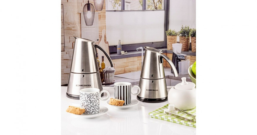 Rommelsbacher Rommelsbacher EKO 364/E Elpresso mini, Espressomaschine edelstahl edelstahl Rommelsbacher EKO 364/E Elpresso mini, кофемашина из нержавеющей стали