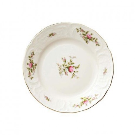 Rosenthal Rosenthal Sanssouci Elfenbein Moosrose neu Brotteller 17 cm Rosenthal Sanssouci Ivory Moosrose новая хлебная тарелка 17 см