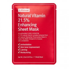 By Wishtrend Natural Vitamin C21,5% Enhancing Sheet Mask  Натуральная тканевая маска с витамином C21,5%