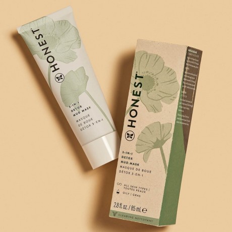 Honest Beauty 3-in-1 Detox Mud Mask  Детокс-грязевая маска 3-в-1