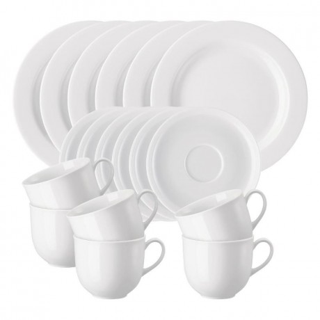 Arzberg Arzberg Porzellan Form 1382 Weiss Kaffee-Set 18-tlg. Arzberg фарфоровая форма 1382 белый кофейный сервиз 18 предм.