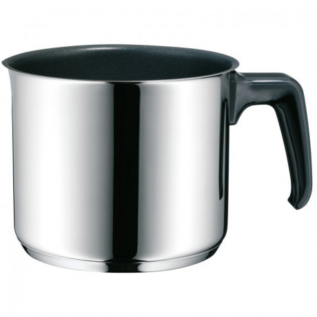 WMF WMF Milchtopf mit Schnaupe 14cm  schwarz/ silber Молочник WMF с носиком 14см.