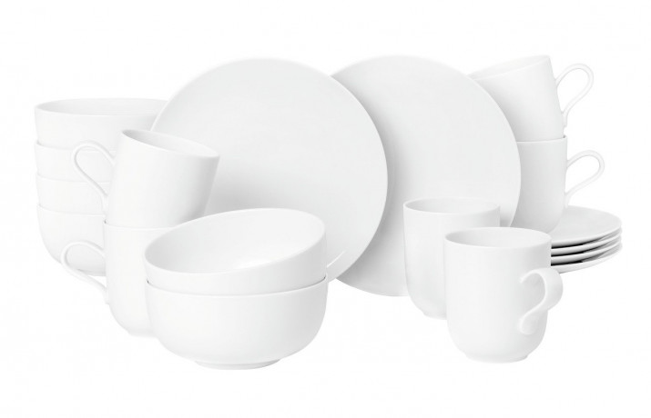 Seltmann Weiden Seltmann Weiden Fruchstucckset 18-tlg. LIBERTY Weiss Набор для завтрака Seltmann Weiden, 18 предметов. СВОБОДА