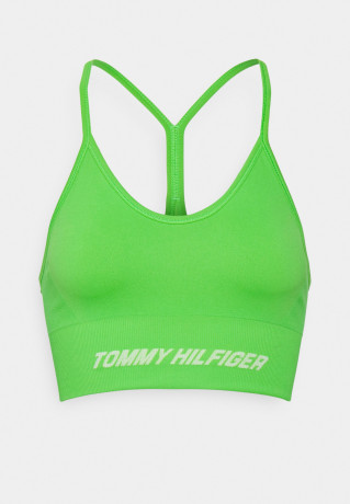 Tommy Hilfiger ESSENTIALS LOW SEAMLESS BRA Light support sports bra spring lime ESSENTIALS LOW SEAMLESS BRA Спортивный бюстгальтер с легкой поддержкой весенняя известь