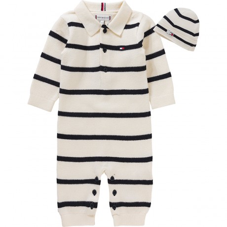 TOMMY HILFIGER Geschenkset Overall + Erstlingsmutze Подарочный комплект комбинезон + шапка первенца