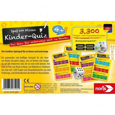 Noris Kinderquiz fur schlaue Kids Детская викторина для умных детей