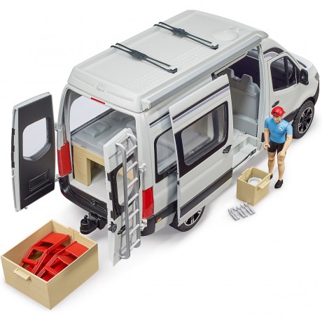 Bruder MB Sprinter Camper mit Fahrer Кемпер MB Sprinter с водителем