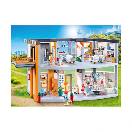 PLAYMOBIL PLAYMOBIL 70190 Grosses Krankenhaus mit Einrichtung PLAYMOBIL 70190 Большая больница с мебелью