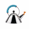 Alessi Alessi Wasserkessel 9093/1 Edelstahl, 1L Blau Чайник Alessi 9093/1 нержавеющая сталь, 1л.