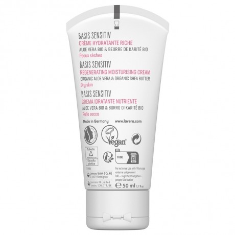 lavera basis sensitiv Reichhaltige Feuchtigkeitscreme основа sensitiv Насыщенный увлажняющий крем