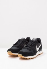 Nike Sportswear INTERNATIONALIST Sneaker low black/summit white/anthracite/sail INTERNATIONALIST Низкие кроссовки женские черный/белый на вершине/антрацит/парус