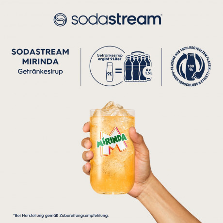 Sodastream Mirinda 3stk Cироп для напитков 440мл x 3 штуки