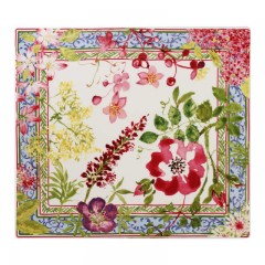 Gien Fayencerie Gien 'Millefleurs' Platte recheckig 29,5 x 26,5 cm Gien "Millefleurs" Тарелка прямоугольная 29,5 x 26,5 см