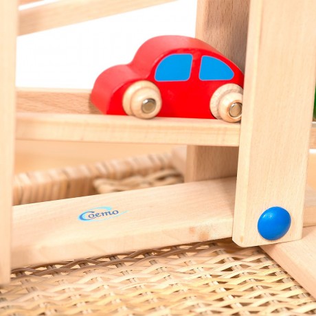 Coemo Kugelbahn Holz 7 mobile Teile Мраморная дорожка из дерева 7 подвижных частей