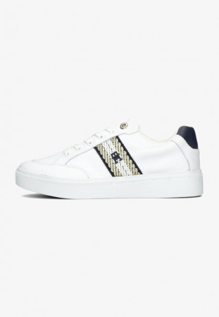 Tommy Hilfiger COURT WITH WEBBING  Trainers wit КУРТ С ЛЕНТОЙ Кроссовки остроумие