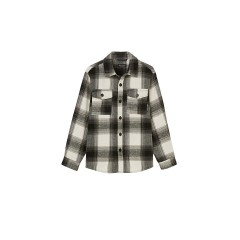Marc OPolo KIDS-BOYS Overshirt im Grey-Check-Dessin Sakkos Верхняя рубашка KIDS-BOYS в серых куртках в клетку