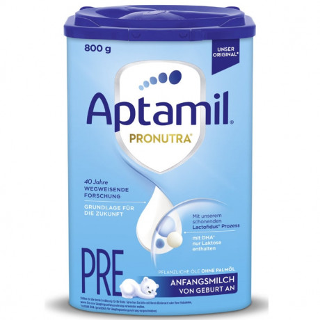 Aptamil Anfangsmilch Pre Pronutra von Geburt an  Начальное молоко Pre Pronutra с рождения 800г