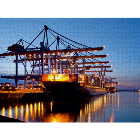 CALVENDO Puzzle CALVENDO Puzzle Container-Terminal Пазл CALVENDO Puzzle Контейнерный терминал