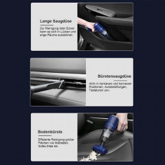 MOUTEN MOUTEN Akku-Handstaubsauger Kabelloser All-in-One-beleuchteter 3-in-1-Mini-Staubsauger, Mehrzweck-Staubsauger fur Zuhause und Auto Lila Беспроводной ручной пылесос MOUTEN Беспроводной универсальный мини-пылесос 3-в-1 с подсветкой, многоцелевой пыле