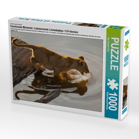 CALVENDO Puzzle CALVENDO Puzzle Emotionale Momente: Liebenswerte Lowenbabys \/ CH-Version Пазл CALVENDO Puzzle Эмоциональные моменты: милые львенки / Swiss version