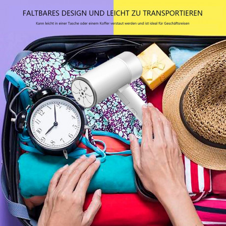 GelldG GelldG Dampfburste Dampfglatter 1200W faltbar Dampfbugel mit 200ML Wassertank  Паровая щетка GelldG, складной паровой утюг мощностью 1200 Вт с резервуаром для воды объемом 200 мл