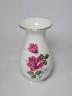 Ваза винтажная Royal KPM Bavaria, белый фарфор с ярким букетом роз, 17 x 7,5 / 4 см, Германия, 1960-70гг.