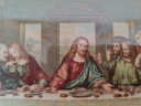 Картина винтажная "Тайная вечеря", 34,5 x 23,5 см, Германия, 1970-80гг.