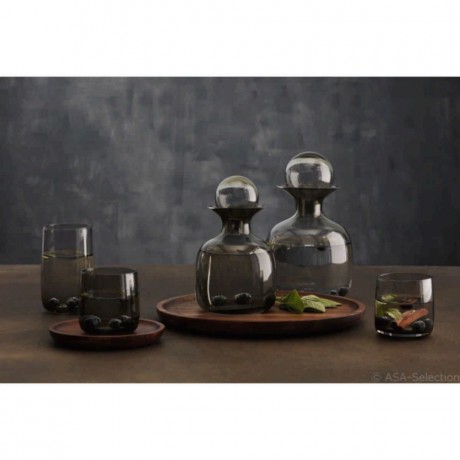 ASA SELECTION ASA Glass Grey Karaffe klein 0,75 L / h: 15,2 cm Графин ASA Glass Grey, маленький, 0,75 л / высота: 15,2 см