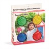 Edushape Sensory Opaque Sensory Ball Packung mit 4 farbenfrohen und einzigartig texturierten 10-cm-sensorischen Ballen Сенсорные непрозрачные сенсорные шарики Набор из 4 разноцветных сенсорных шариков с уникальной текстурой диаметром 10 см.