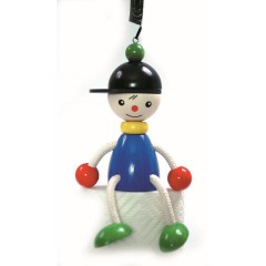 HESS Holzspielzeug Schwingfigur Joe mit Basecap Деревянная качающаяся фигурка Джо в бейсболке