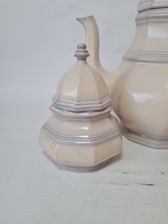 Набор для чая винтажный Leonardo Classic / Gallo Design, чайник, молочник, сахарница, фарфор, Германия, 1960-70гг.