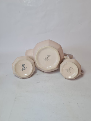 Набор для чая винтажный Leonardo Classic / Gallo Design, чайник, молочник, сахарница, фарфор, Германия, 1960-70гг.