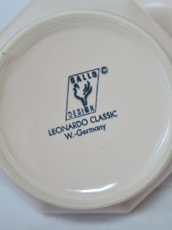 Набор для чая винтажный Leonardo Classic / Gallo Design, чайник, молочник, сахарница, фарфор, Германия, 1960-70гг.