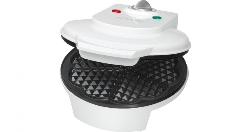 Bomann Bomann Waffeleisen WA 5018 CB weiss, 1.200 Watt  weiss Вафельница Bomann WA 5018 CB белая, 1200 Вт