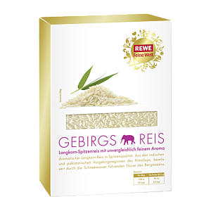 REWE Feine Welt Горы риса 500г