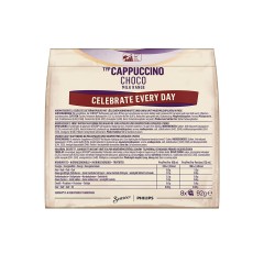 Senseo Cappuccino choco Сенсео Кофе в чалдах Капучино шоколадный, 8 штук, 92 г