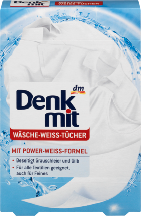 Denkmit Wasche-Weiss-Tucher Стирка белого белья-Салфетки для детей, 20 шт