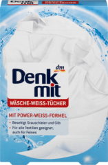 Denkmit Wasche-Weiss-Tucher Стирка белого белья-Салфетки для детей, 20 шт