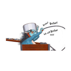 Coppenrath Verlag Der Grolltroll ... will Erster sein! (Pappbilderbuch) Злобный тролль... хочет быть первым! (книга с картинками)