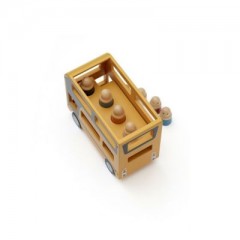 Kids Concept Doppeldeckerbus Aiden aus Holz mit Zubehor Spielzeugautos Деревянный двухэтажный автобус Эйден с принадлежностями машинки